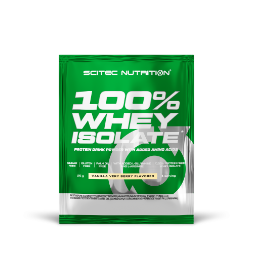 Scitec Nutrition 100% Whey Isolate 25 г (Ваниль-ягоды)